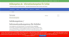 Desktop Screenshot of infokompetenz.de